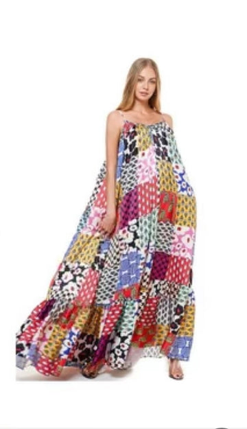 Multi Printed Dress